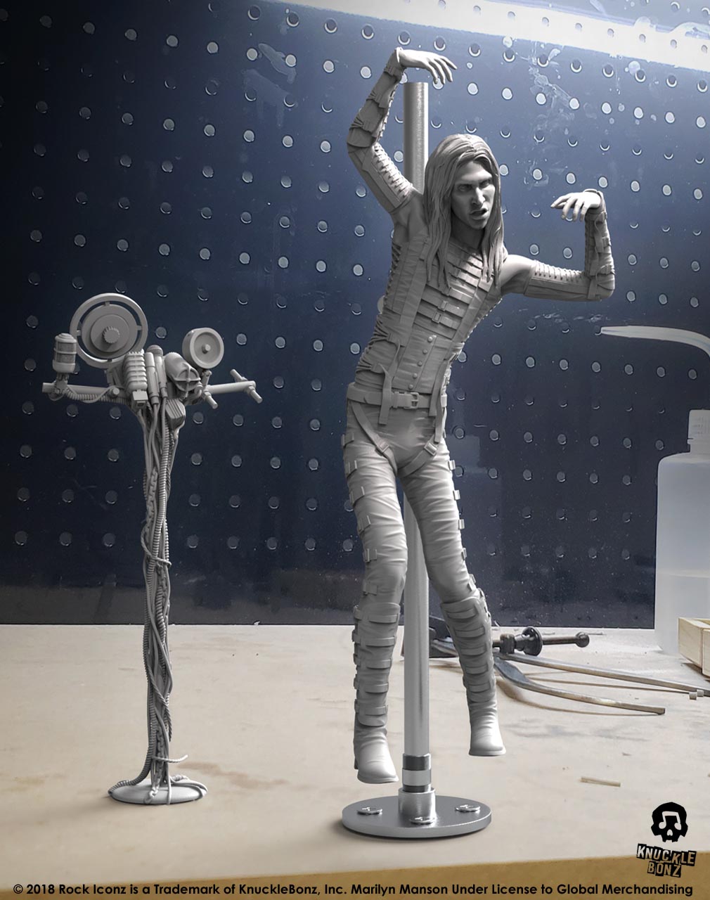 Preview of Marilyn Manson statue sculpt